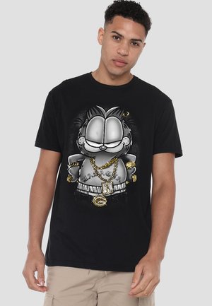 Print T-shirt - black