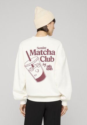 MATCHA CLUB - Felpa - off-white