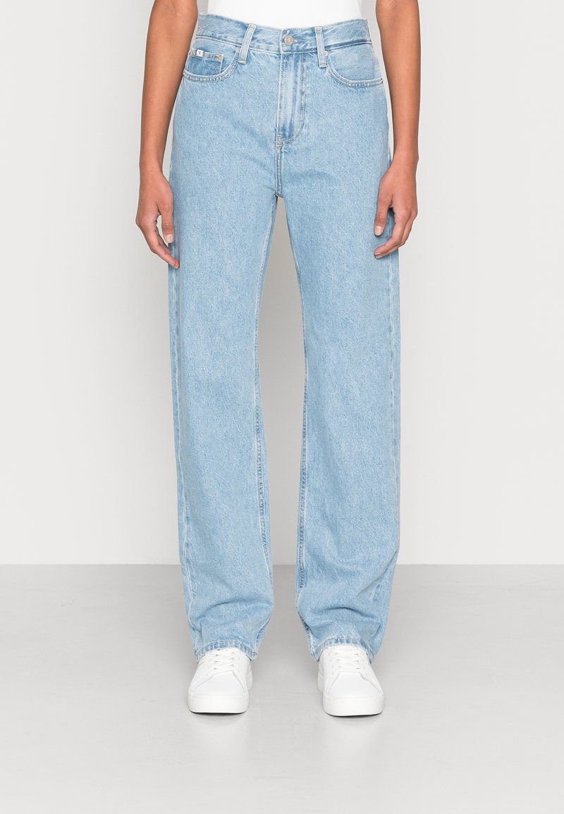 Calvin Klein Jeans Straight leg jeans - light-blue denim