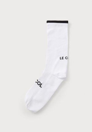 LONG CYCLING UNISEX - Chaussettes de sport - white/black