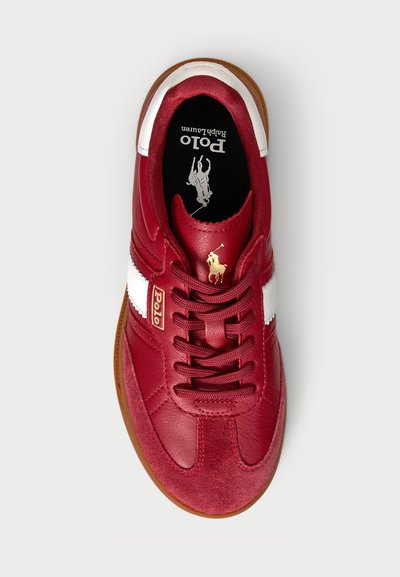 Polo Ralph Lauren HERITAGE AERA SUEDE SNEAKER - Tossud - red