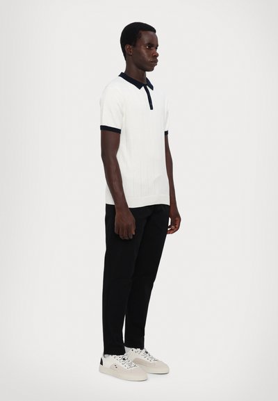 Ron Dorff TENNIS VERTICAL LINES - Polo - off white