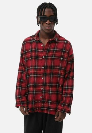 Megaman HOLZFÄLLE - Shirt - rot-schwarz