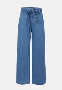 Wide leg - mid blue wash