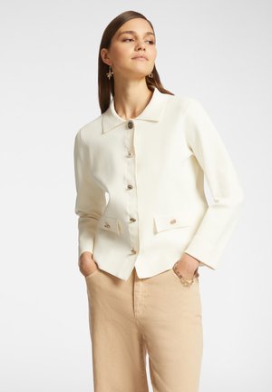 CON BOTTONI - Summer jacket - bianco