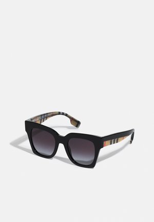 BASED CHECK - Sunglasses - black