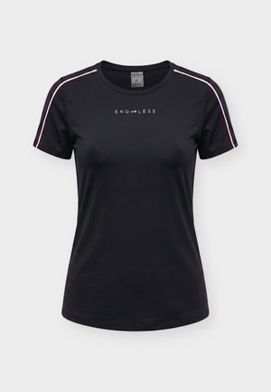 Endless, INDY - Sport T-shirt - black/pink