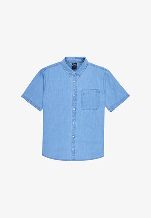 Quiksilver, CARRIGAN - KURZÄRMLIGES - Vapaa-ajan kauluspaita - blue denim