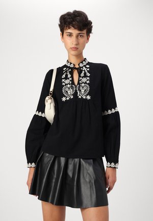 Vero Moda VMRITAH TOP - Blusa - black/birch