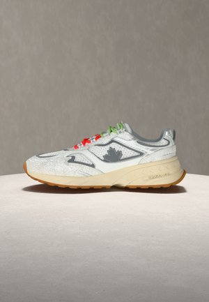 Baskets basses - bianco/argento