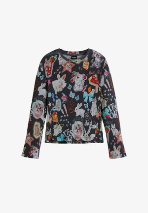 CAT  - Top dugih rukava - black