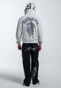 Ed Hardy DRAGON ZIP THROUGH  - Mikina na zip - beige marl