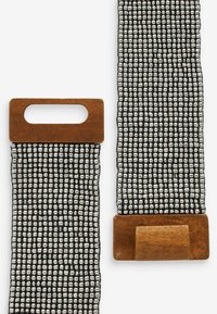 Next WIDE BEADED ELASTICATED  - Taljebælter - brown white