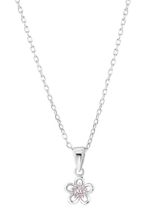 MET ROZE ZIRKONIA - Necklace - silver-coloured