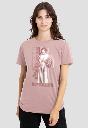 PRINCESS LEIA REBEL ROYALTY - Print T-shirt - light pink
