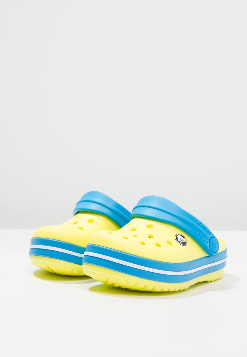 Crocs CROCBAND - Pool slides - tennis ball green/ocean/neon  display picture 3