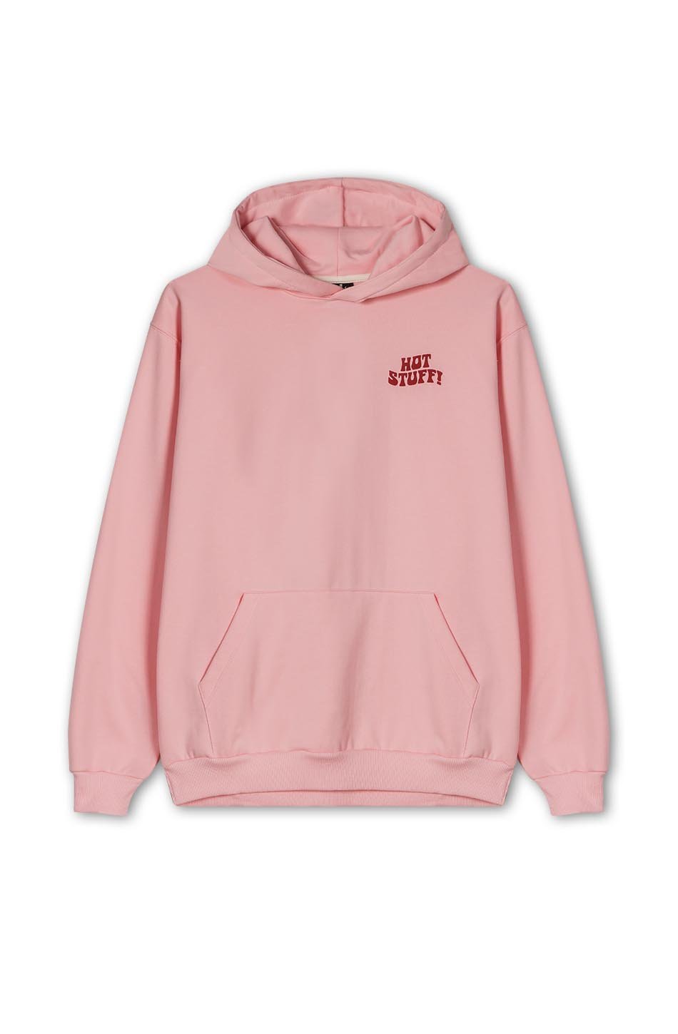 Sweat à capuche rose pastel homme