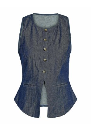 Noisy May, WAISTCOAT NMDALI - Veste sans manches - dark blue denim1