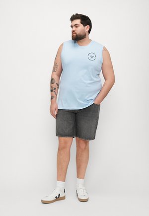 JJSIMON 2 PACK - Top - light blue/white