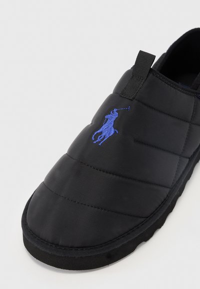 Polo Ralph Lauren EVERETT DRESS SHOE - Papuci de casă - black/royal