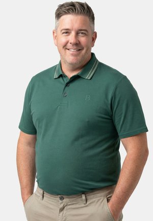 STOMACH FIT SHORT SLEEVE UP TO - Polo - dark green