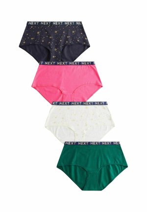 MONO PRINT RICH LOGO KNICKERS FOUR PACK - G-strenge - gold sparkle  green  pink