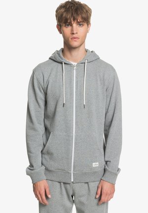 Quiksilver MIT REISSVERSCHLUSS FÜR MÄN - Sudadera con cremallera - light grey heather