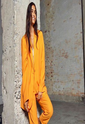 EINFARBIGER - Cappotto corto - flame orange