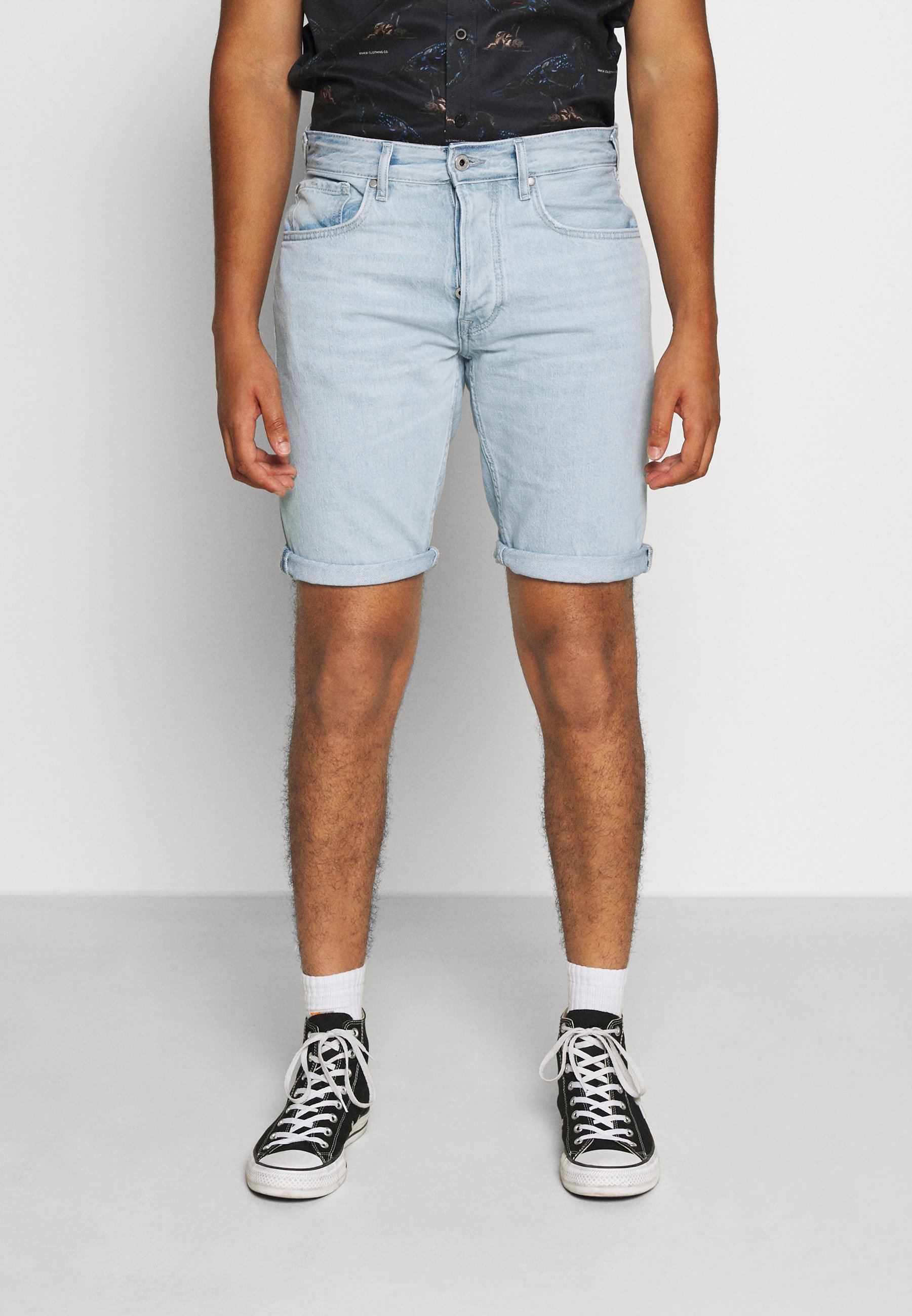 Pepe Jeans CALLEN SHORT Jeansshorts blue denim Zalando.no Pepe Jeans STANLEY - Jeansshorts - deep sea