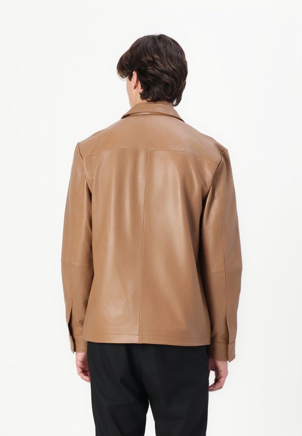 SKINS RELLO JACKET - Leather jacket - sand3
