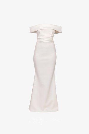WAL G., ALEX OFF SHOULDER - Robe de cocktail - white