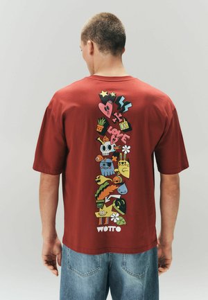 REGULAR FIT - SEMINAL CHARACTER  - T-Shirt print - red