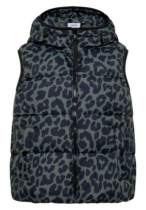 Cecil, STEPPWESTE MIT KAPUZE UND TASCHEN - Veste sans manches - dried olive green