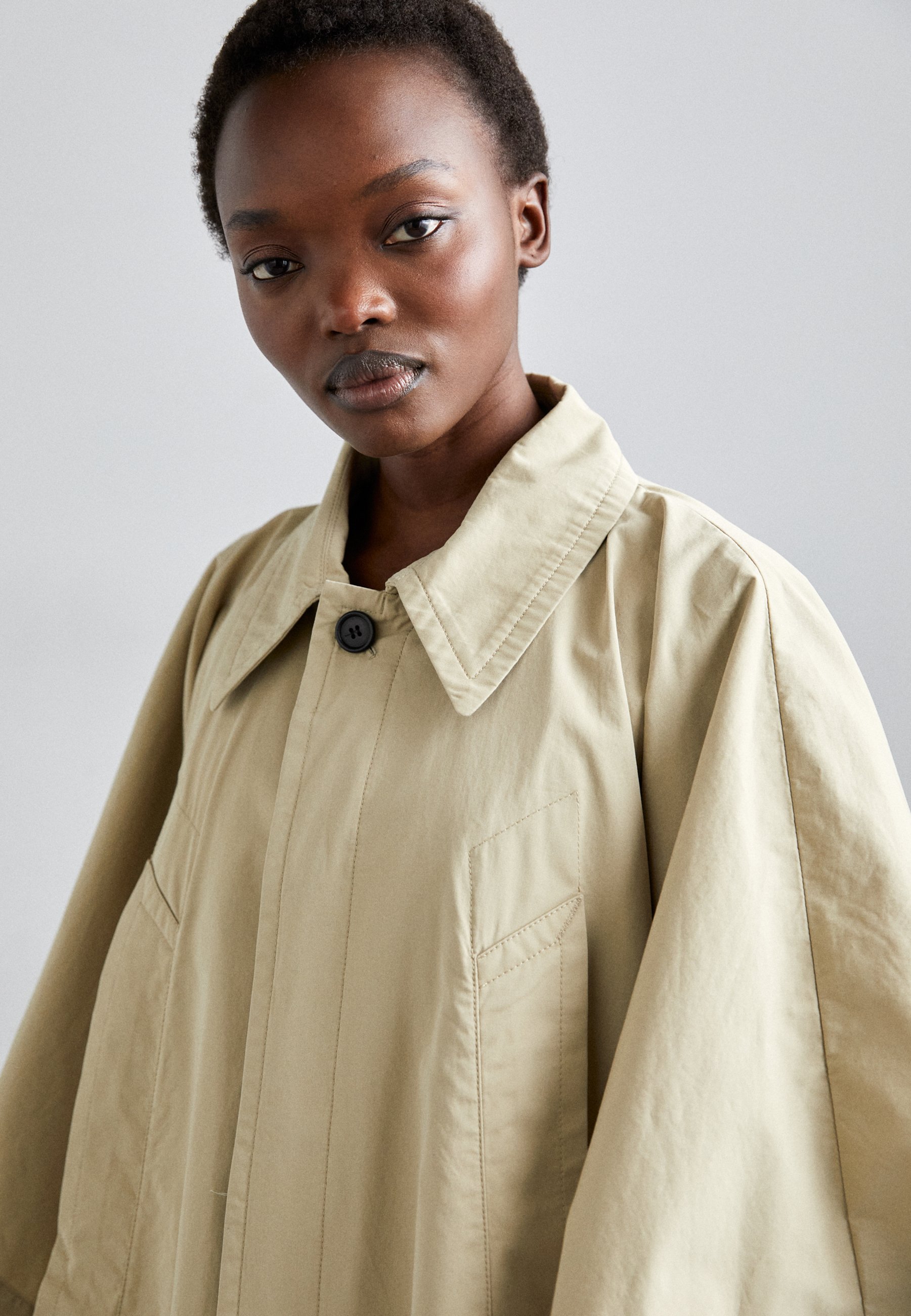 MM6 Maison Margiela Cape - beige - Zalando
