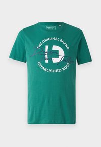 PRINTED - Printtipaita - foggy green