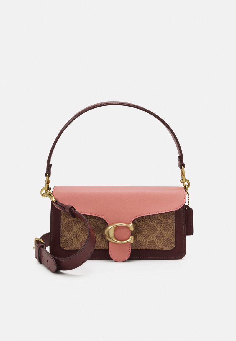 Coach SIGNATURE COLORBLOCK TABBY SHOULDER BAG Handtasche tan/candy