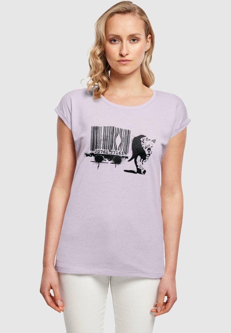 Merchcode T-shirts print - lilac