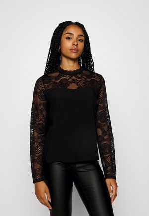 VMRUSK O NECK - Top dugih rukava - black