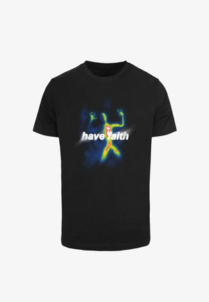 Mister Tee, Nyomott mintás póló - black