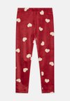 HEARTS - Legging (type pantalon) - dark dusty red