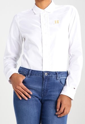 Button-down blouse - white