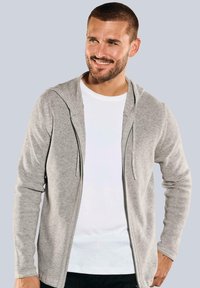 Emilio Adani MIT KAPUZE - Strickjacke - elfenbein