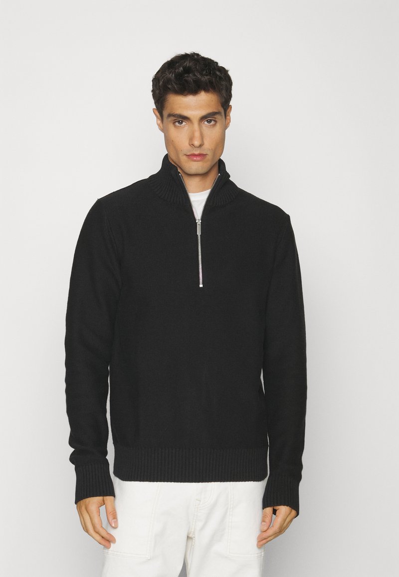 Selected Homme SLHAXEL HALF ZIP - Maglione - black/nero - Zalando.it