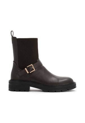 Botines con plataforma - brown nb