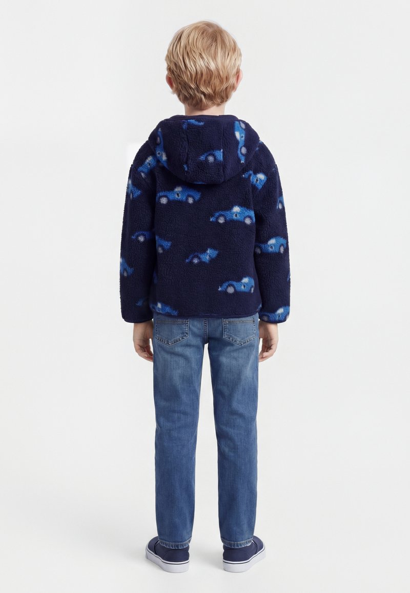 Veste Matelassée Gap Rouge Garçon 3 Ans - Avec Jupe Pare-neige