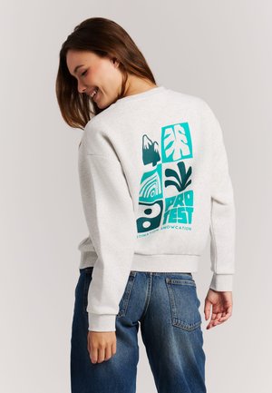 Protest, PRTSECURE - Sweatshirt - white melange