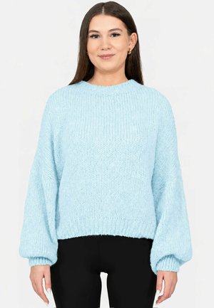Reichstadt, DAMEN STRICKPULLOVER - Strickpullover - baby-blue