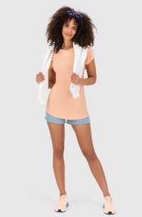 alife & kickin ARI - KURZARM - T-Shirt basic - mellow peach