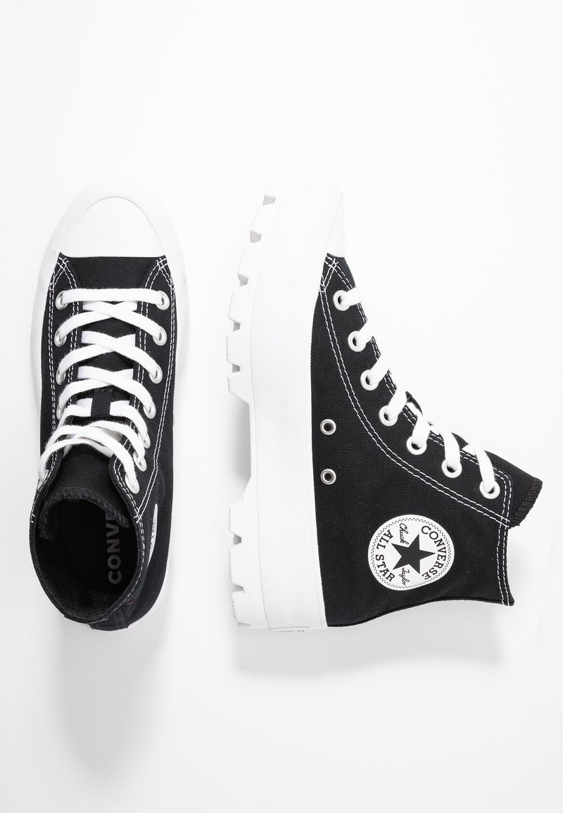 converse noir haute zalando
