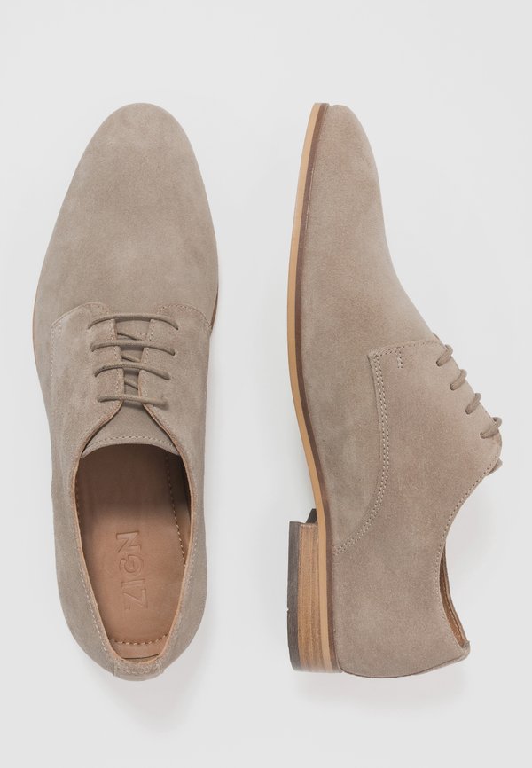 LEATHER  - Smart lace-ups - taupe2